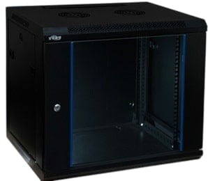 Komutacinė spinta 19'' pakabinama 15U 600x450x769mm (juoda, surinkta, IP20) AWM2-6415