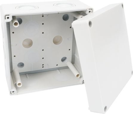 Hermetinė paskirstymo dėžutė Kopos KSK 125_KA (balta, 126x126x76mm, IP66, UV atspari)