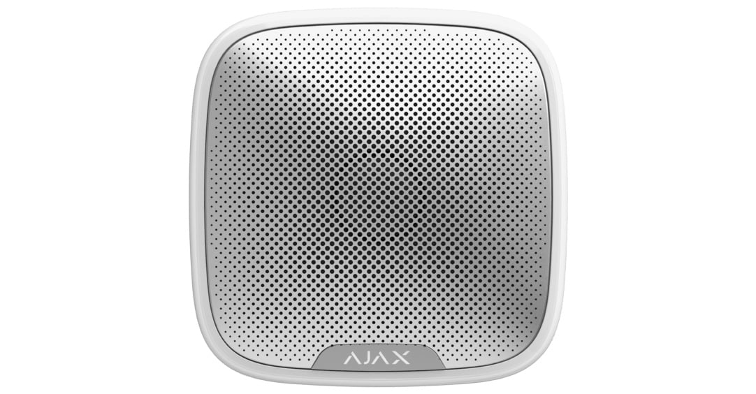 Bevielė lauko sirena Ajax StreetSiren 38178.07.WH1 (Balta)