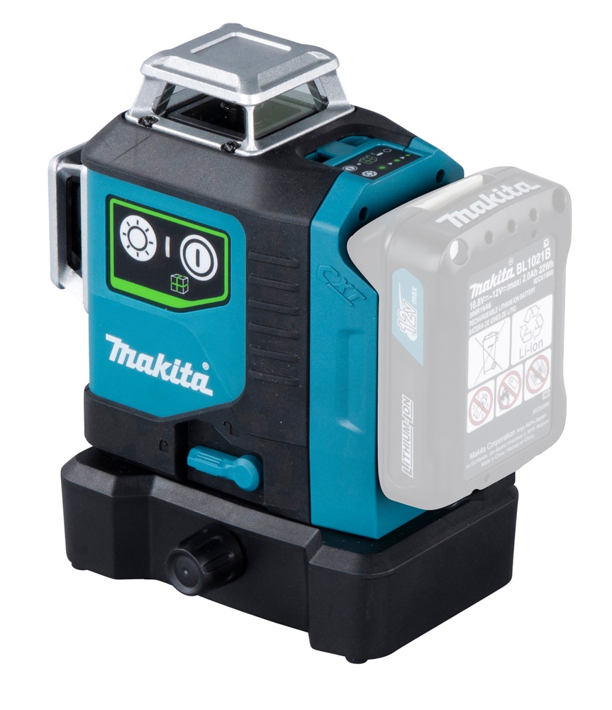 Akumuliatorinis lazerinis nivelyras 12V Makita SK700GD (Be akum. ir pakrovėjo)