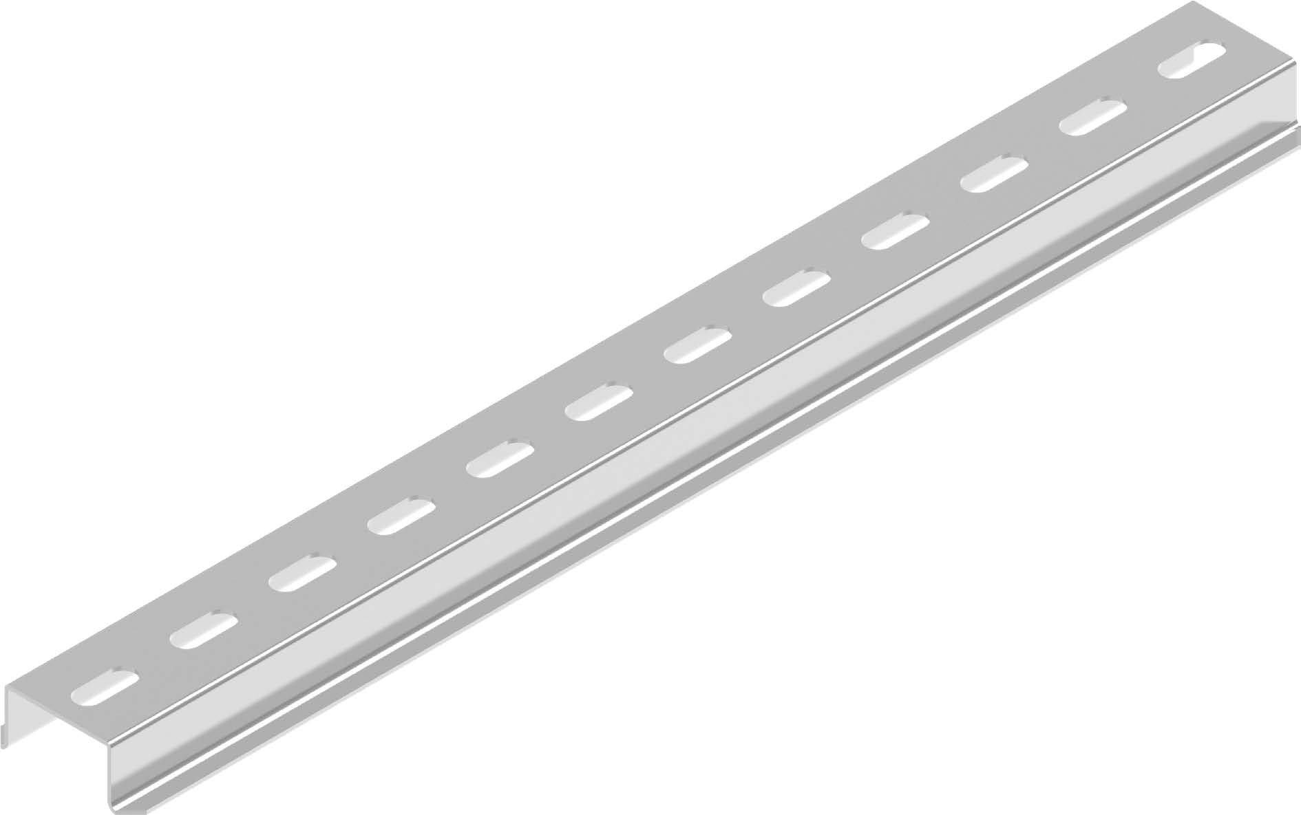 DIN bėgelis perforuotas BAKS SZP35H15/2 (2 m)