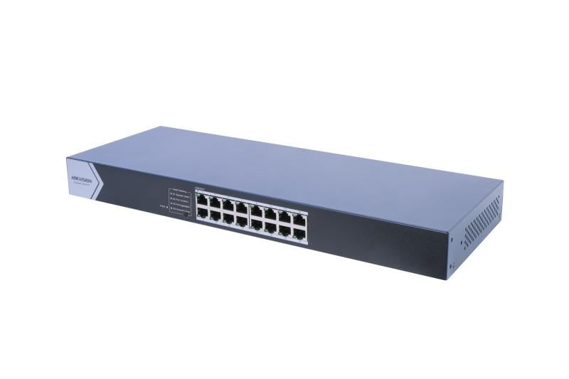 Hikvision 16 prievadų komutatorius DS-3E0516-E(C)