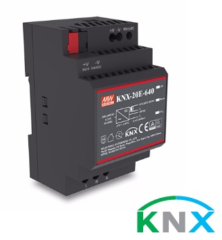 KNX BUS maitinimo šaltinis, 30V 640mA tvirtinamas ant DIN bėgio MEAN WELL