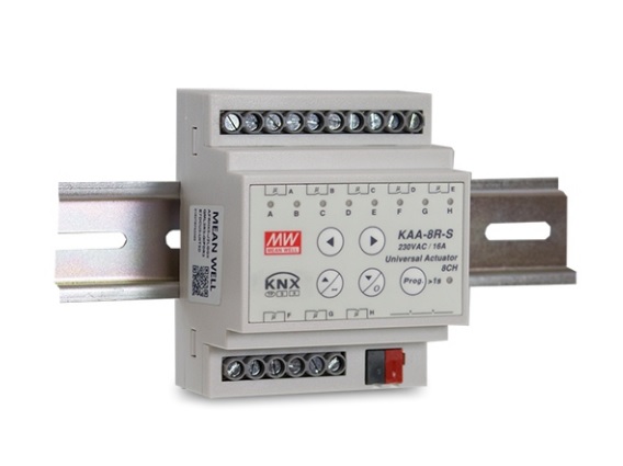 KNX universalus 8 kanalų aktuatorius, 16A