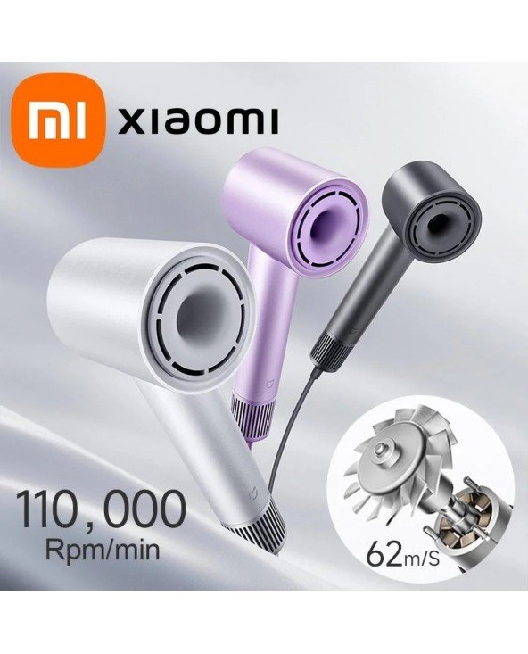 "Xiaomi Mijia" elektrinis plaukų džiovintuvas H501 Didelio greičio neigiami jonai 110 000 aps/min Profesionali priežiūra