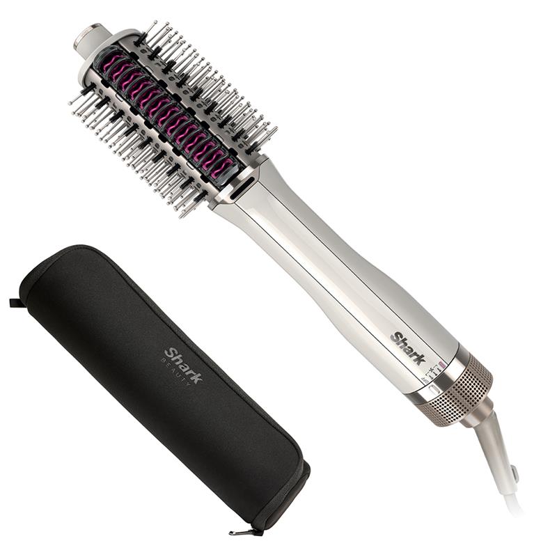 Plaukų formavimo šukos Shark SmoothStyle, 900 W, balta, HT212EU
