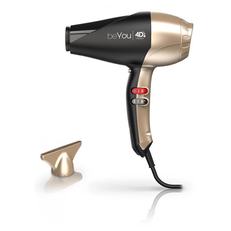 Ga.Ma BeYou 4D Therapy Ultra Ozone Ion, 2400 W, aukso spalvos - Plaukų džiovintuvas, GH1901