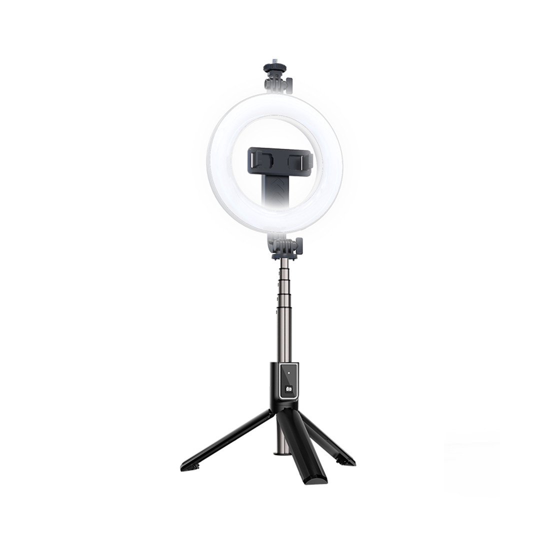 SELFIE LEMPA XO ring light SS12 95cm LED + tripod, black