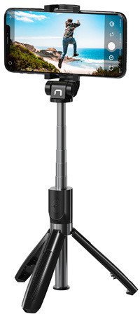 Natec selfie stick-tripod Alvito BT, black