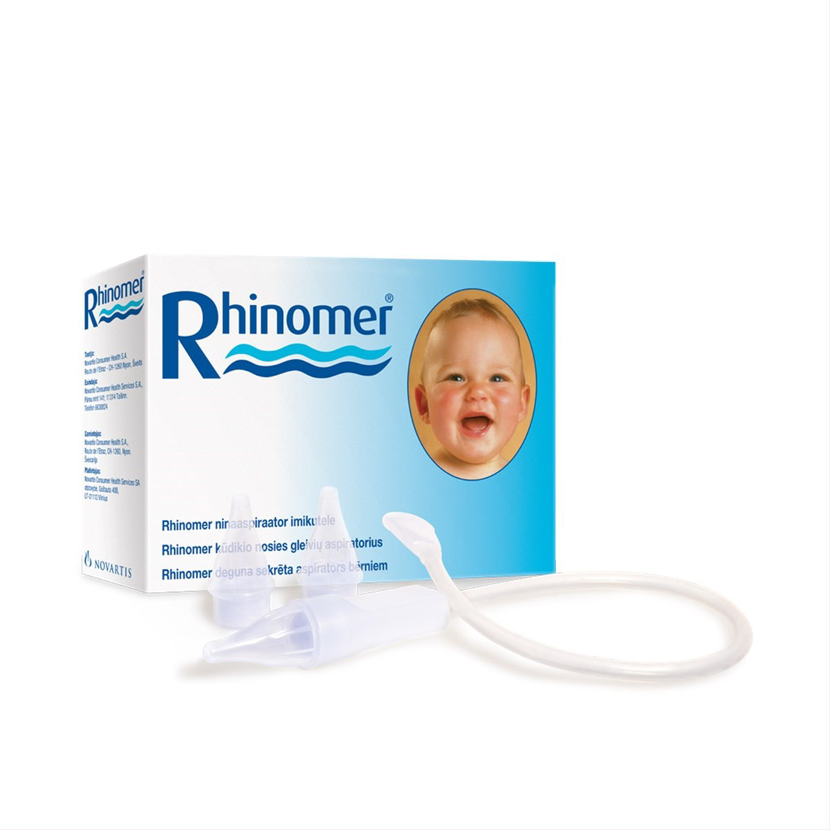 RHINOMER, kūdikio nosies gleivių aspiratorius