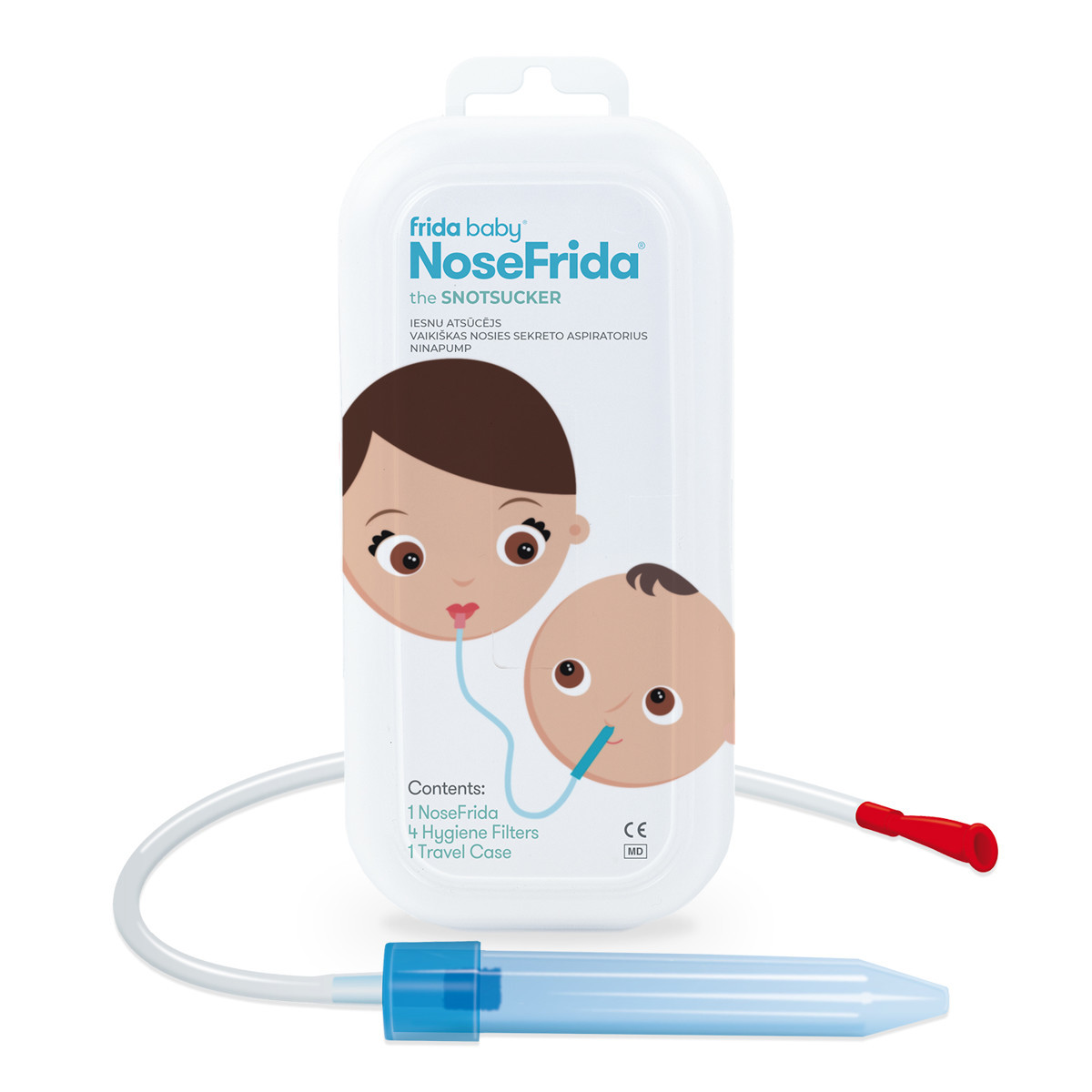 NOSEFRIDA, kūdikio nosies gleivių aspiratorius, 1vnt.