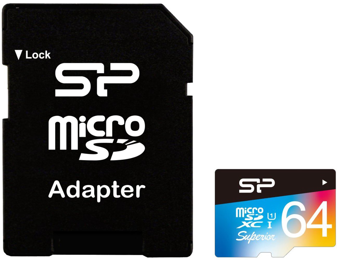 Silicon Power memory card microSDXC 64GB Superior UHS-I U1 + adapter