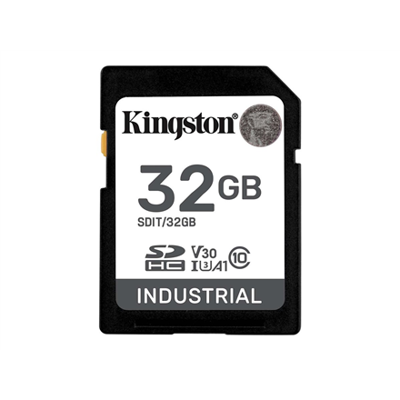 SD Kingston  SDHC/SDXC SD  Flash Memory Card  32 GB  Black