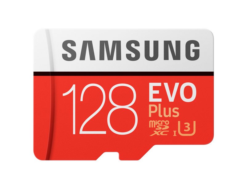 Atm.kort. SAMSUNG MicroSDXC 128GB Cl.10 "EVO+" + adapt / MB-MC128GA/EU