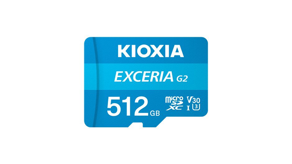 Kioxia LMEX2L512GG2 atminties kortelė 512 GB MicroSDHC UHS-III Klasės 10