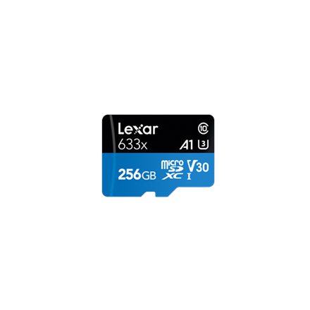 Lexar | High-Performance 633x | UHS-I | 256 GB | micro SDXC|LSDMI256BB633A