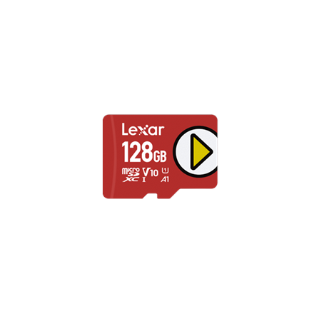 Lexar | UHS-I | 128 GB | MicroSDXC | Flash memory class 10|LMSPLAY128G-BNNNG