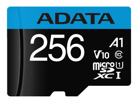 ADATA 256GB Micro SDXC V10 100MB/s + ad.|AUSDX256GUICL10A1-RA1