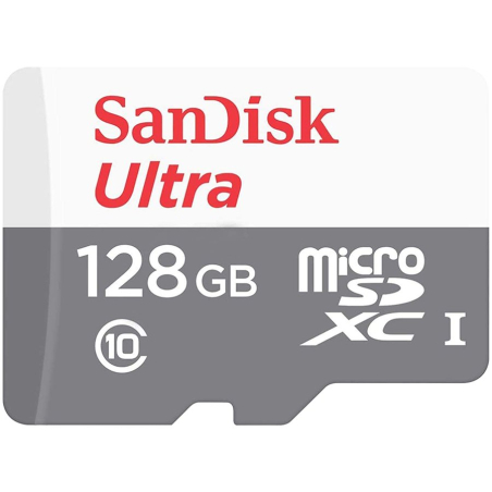 SanDisk Ultra microSDXC 128GB 100MB/s Class 10 UHS-I|SDSQUNR-128G-GN6MN