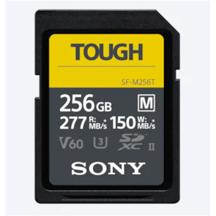 Sony | Tough Memory Card | UHS-II | 256 GB | SDXC | Flash memory class 10|SFM256T.SYM