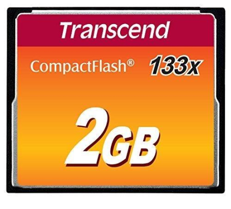 MEMORY COMPACT FLASH 2GB/MLC TS2GCF133 TRANSCEND|TS2GCF133