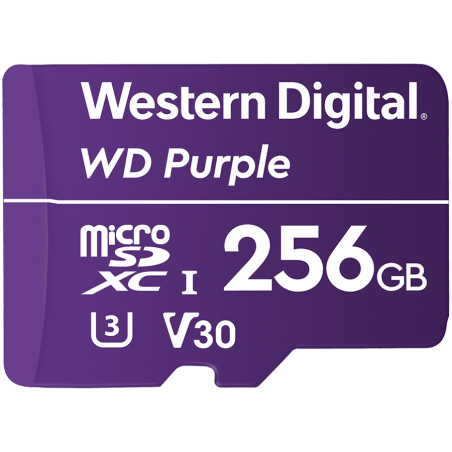 CSDCARD WD Purple (MICROSD, 256GB)|WDD256G1P0C