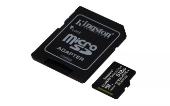 MEMORY MICRO SDXC 512GB UHS-I/W/ADAPTER SDCS2/512GB KINGSTON|SDCS2/512GB