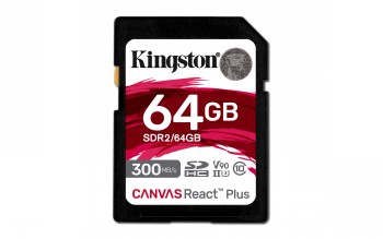 KINGSTON 64GB Canvas React Plus SDXC|SDR2/64GB