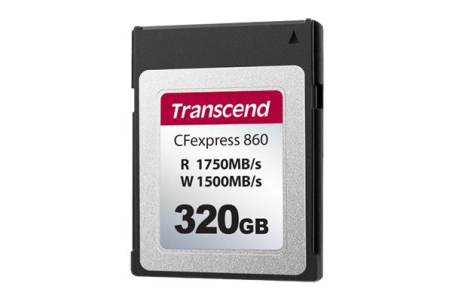 TRANSCEND 320GB CFExpress Card 2.0 SLC|TS320GCFE860