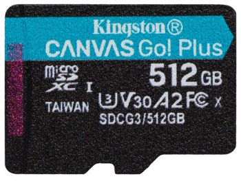 KINGSTON 512GB microSDXC Canvas Go Plus|SDCG3/512GBSP