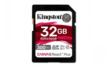KINGSTON 32GB Canvas React Plus SDHC|SDR2/32GB