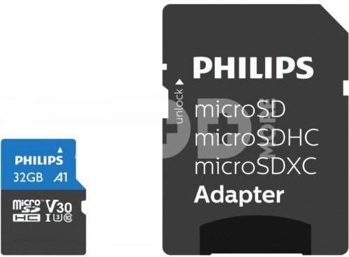 Philips MicroSDHC Card 32GB Class 10 UHS-I U3 incl. Adapter