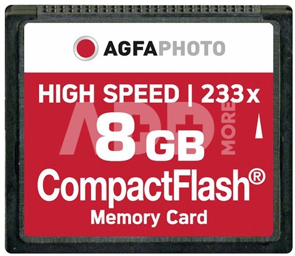 AgfaPhoto Compact Flash 8GB High Speed 233x MLC