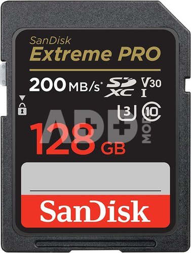 SanDisk Extreme Pro SDXC 128GB UHS-I C10 U3 V30