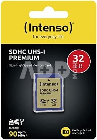 Intenso SDHC Card 32GB Class 10 UHS-I 3421480