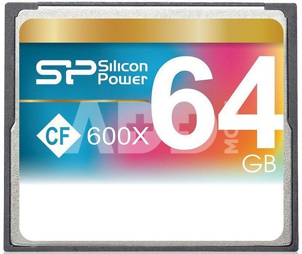 Silicon Power memory card CF 64GB 600x