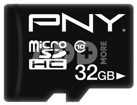 PNY Memory card MicroSDHC 32GB P-SDU32G10PPL-GE
