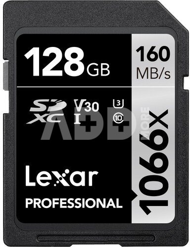 Lexar Pro 1066x SDXC U3 (V30) UHS-II R160/W120 128GB