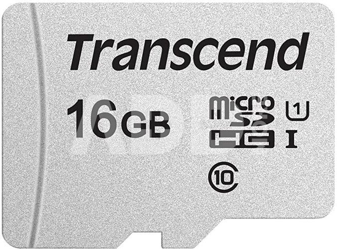 Transcend microSDHC 300S-A 16GB Class 10 UHS-I U1