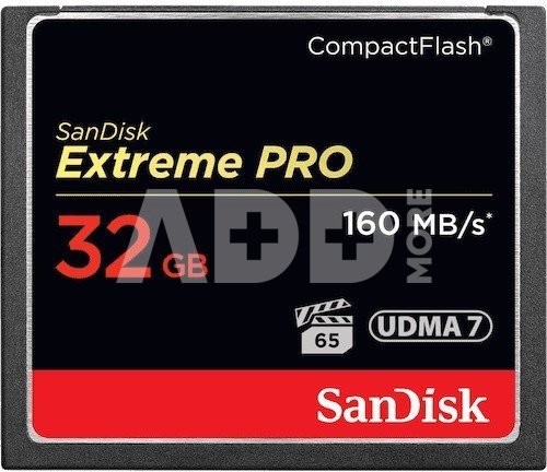 SanDisk Extreme Pro CF 32GB 160MB/s SDCFXPS-032G-X46