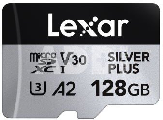 Lexar microSDXC Professional SILVER Plus UHS-I/U3/A2/4K R205/W150 (V30) 128GB