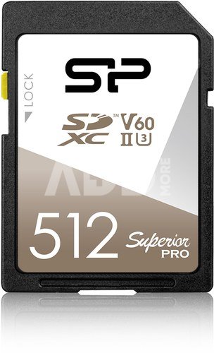 Silicon Power memory card SDXC 512GB Superior Pro UHS-II