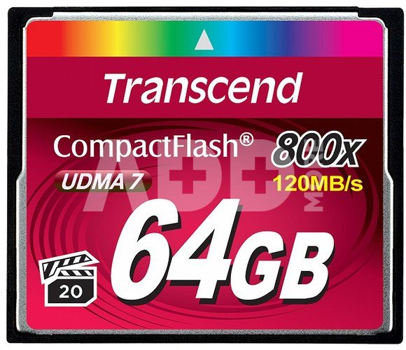 Transcend Compact Flash 64GB 800x