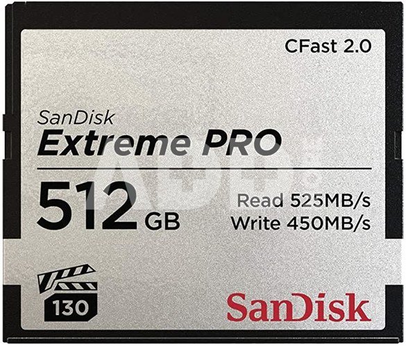 SanDisk CFAST 2.0 VPG130 512GB Extreme Pro SDCFSP-512G-G46D