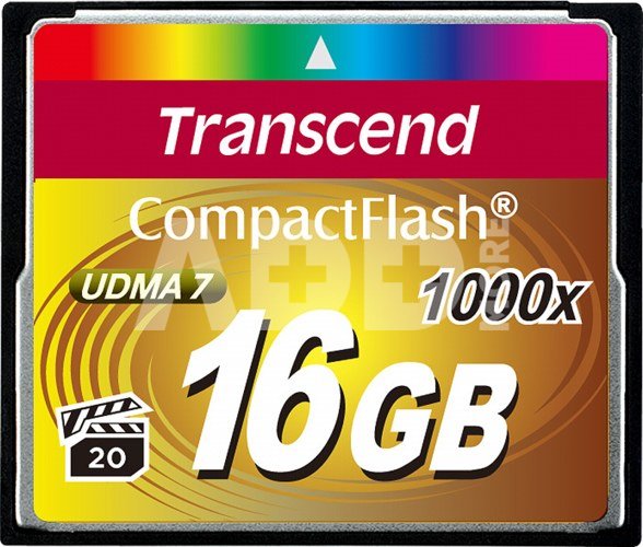 Transcend Compact Flash 16GB 1000x