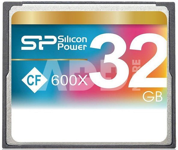 Silicon Power memory card CF 32GB 600x