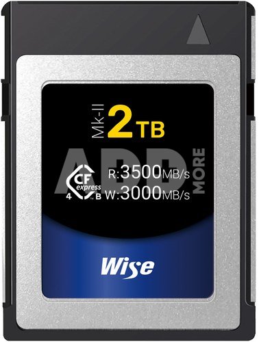 Wise 2TB CFexpress 4.0 Type B Mk II Memory Card 3000 MB/s