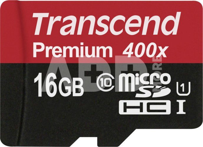 Transcend MicroSDHC 16GB Class 10