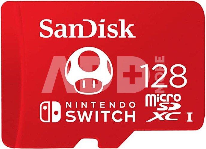 SanDisk MicroSDXC 100MB 128GB Nintendo SDSQXAO-128G-GNCZN