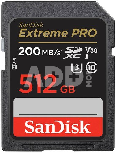 Sandisk memory card SDXC 512GB Extreme Pro